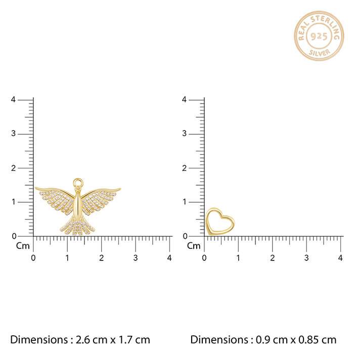 Golden Phoenix Necklace : PD0707