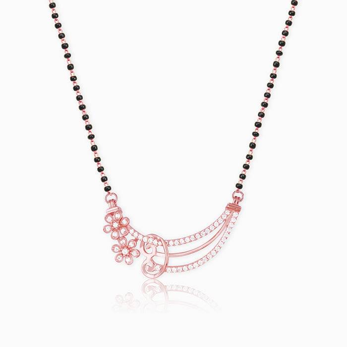 Rose Gold Binding Love Mangalsutra : PD0725