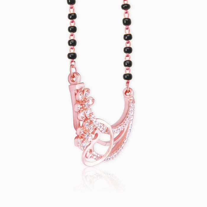 Rose Gold Binding Love Mangalsutra : PD0725