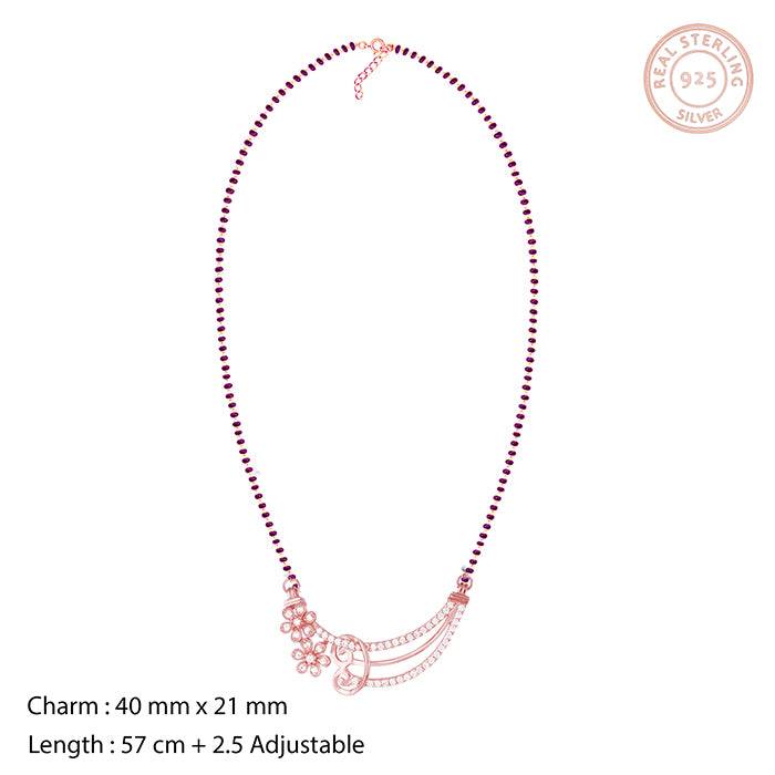 Rose Gold Binding Love Mangalsutra : PD0725
