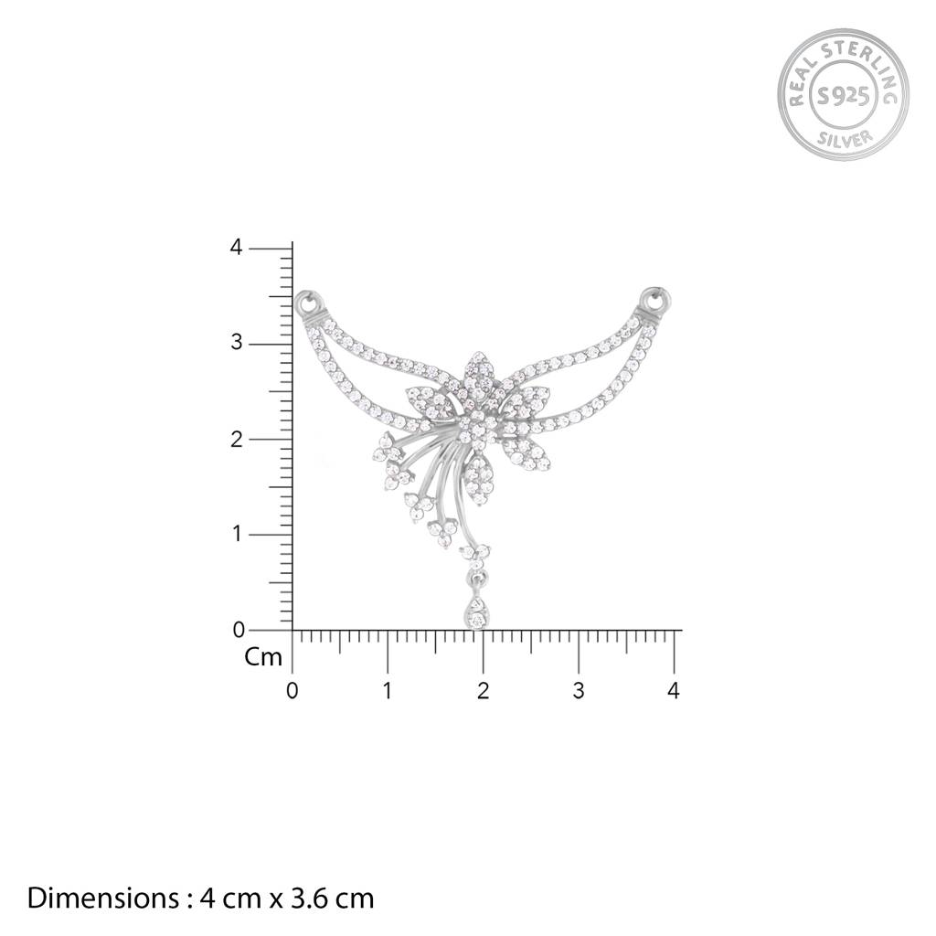 Silver Lovingly Yours Mangalsutra : PD0727