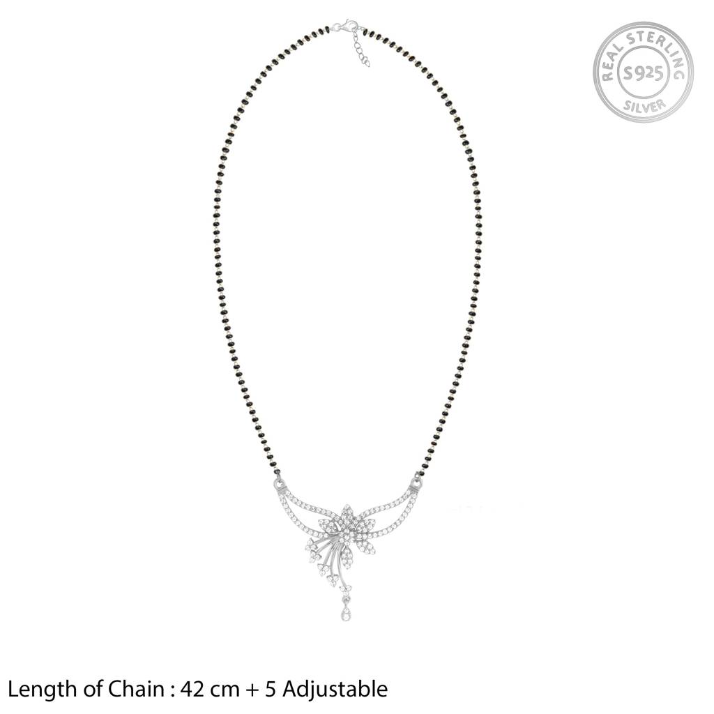 Silver Lovingly Yours Mangalsutra : PD0727