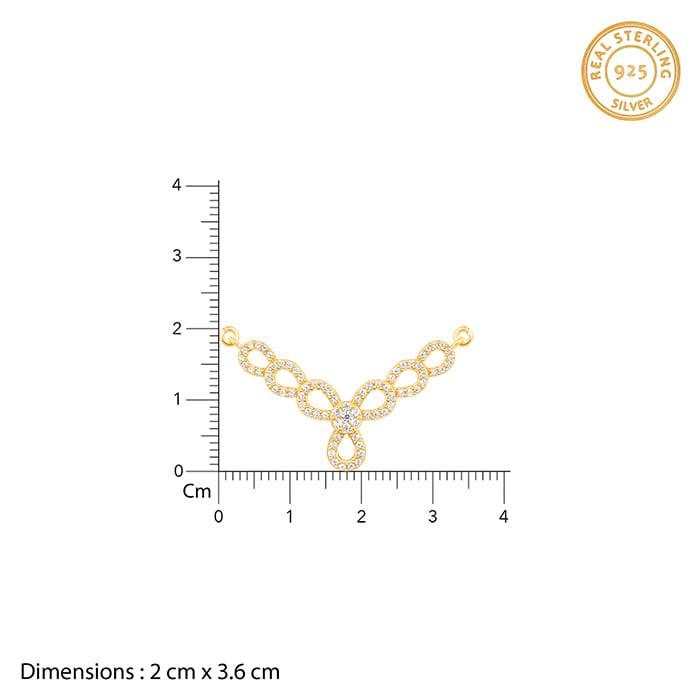 Golden Enamoured In Love Mangalsutra : PD0753