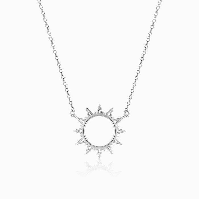 Silver Sunshine Necklace : PD0887