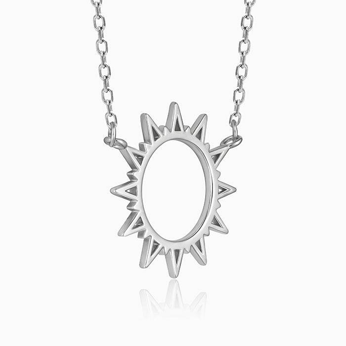 Silver Sunshine Necklace : PD0887