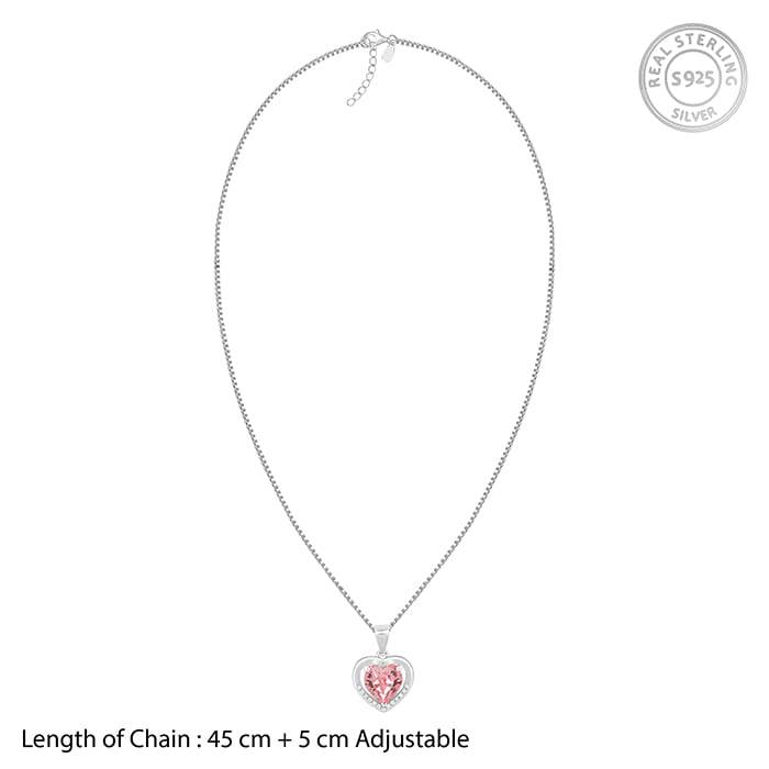 Anushka Sharma Silver Valentine Pendant : PD088