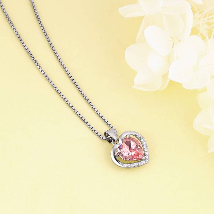 Anushka Sharma Silver Valentine Pendant : PD088