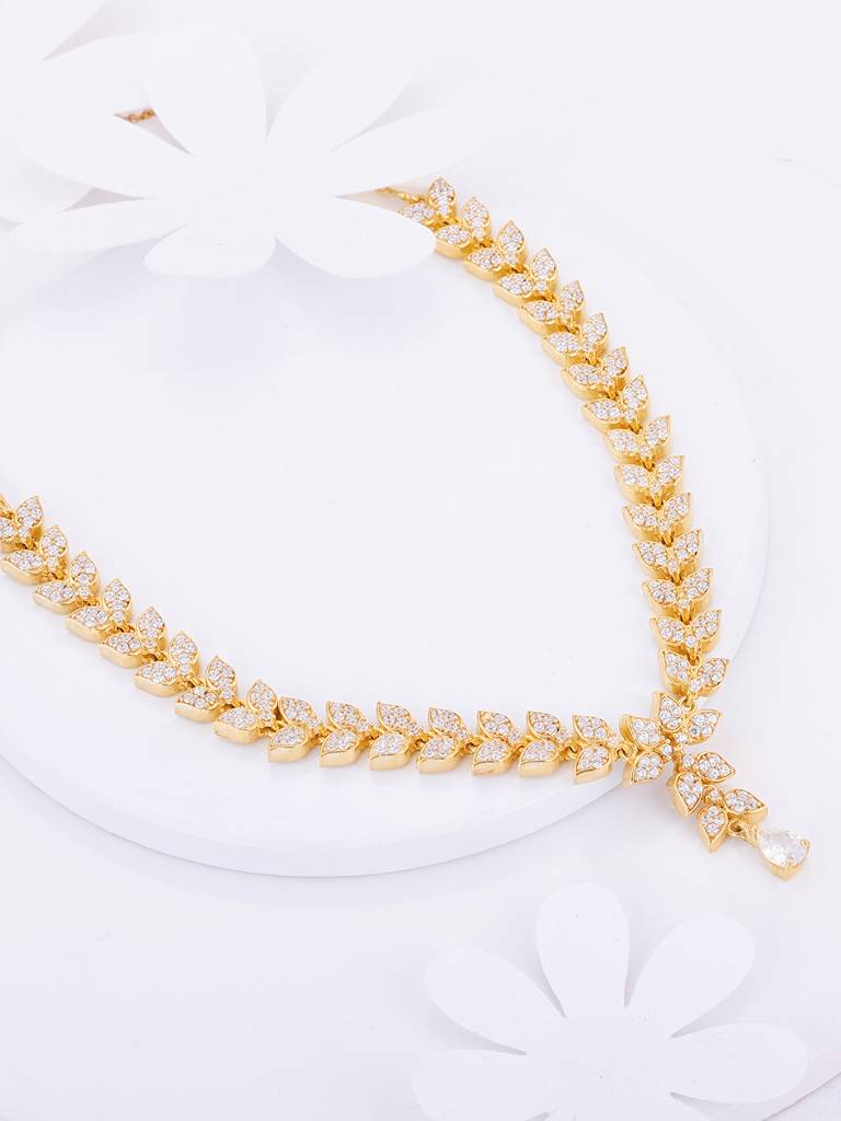 Giva 925 Sterling Silver Golden Victorian Romance Necklace