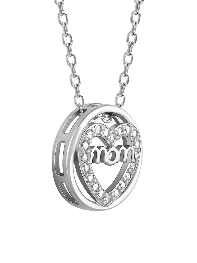 GIVA 925 Sterling Silver Heart MOM Necklace