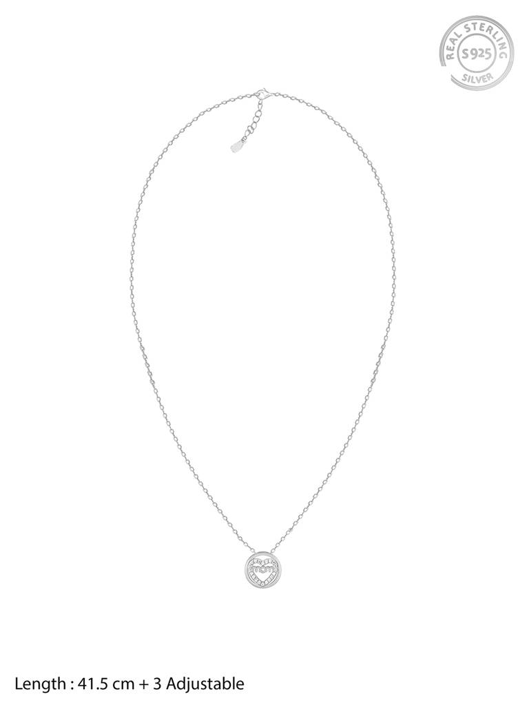 GIVA 925 Sterling Silver Heart MOM Necklace