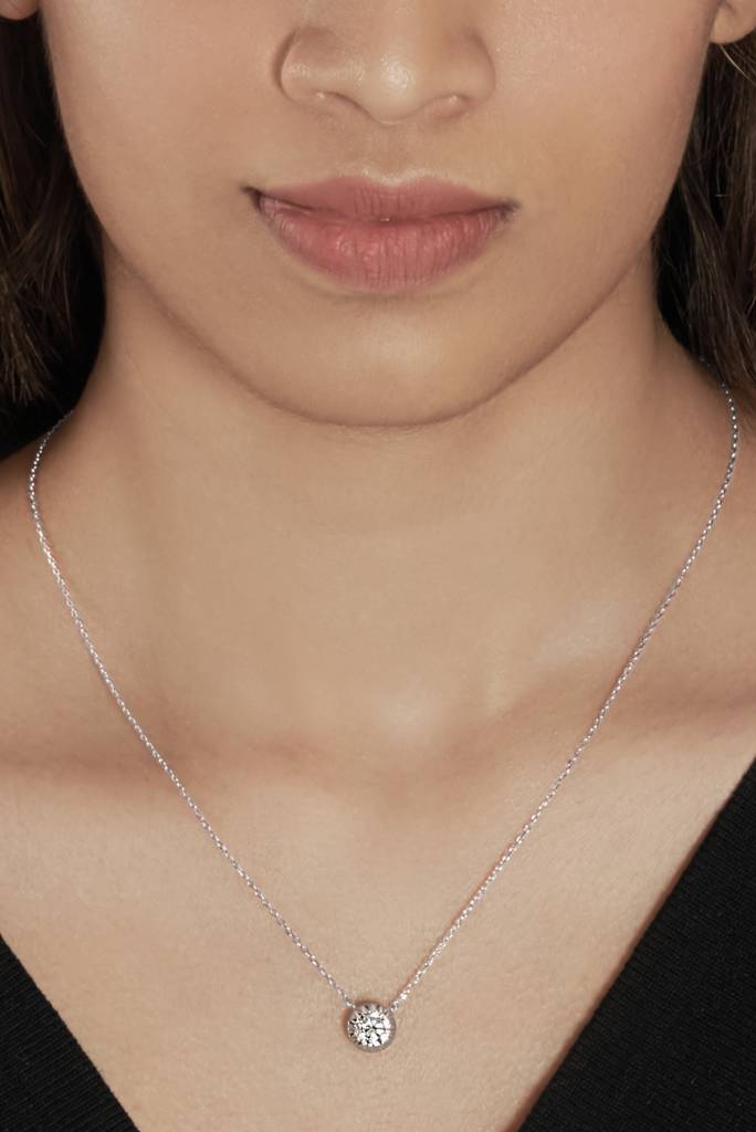 Silberry 925 Sterling Silver Fantasy Necklace (5 In 1 Crystal) : PDCH113