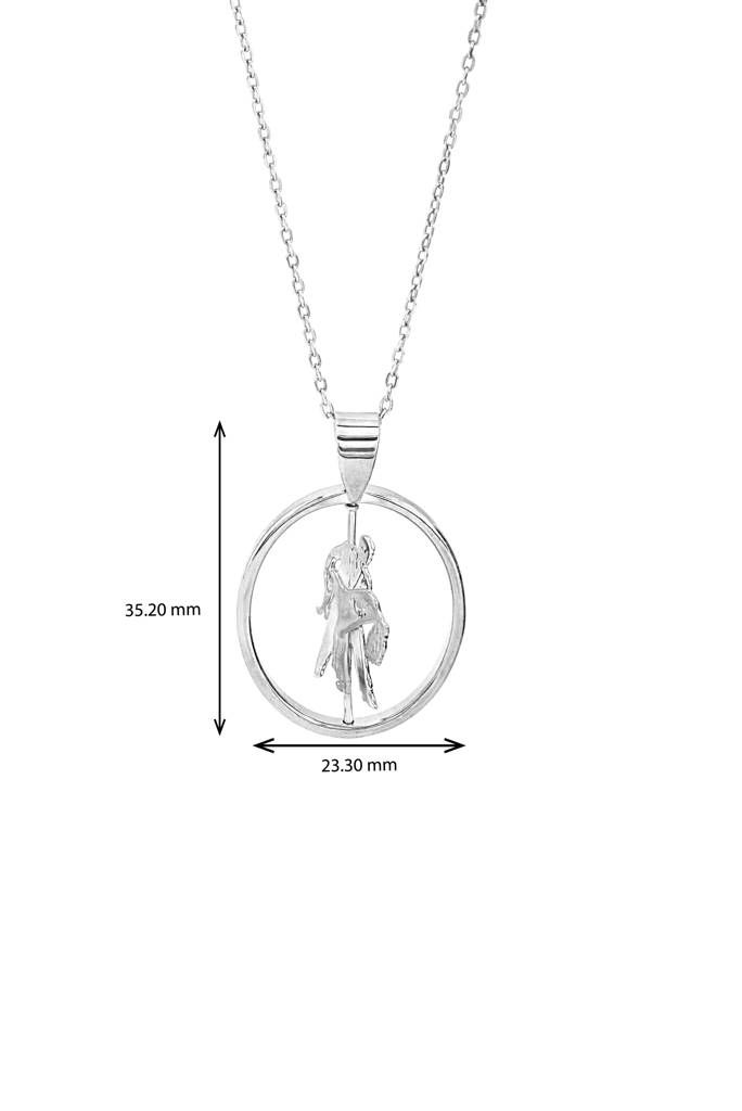 Silberry 925 Sterling Silver Salsas Pendant With Chain : PDCH139