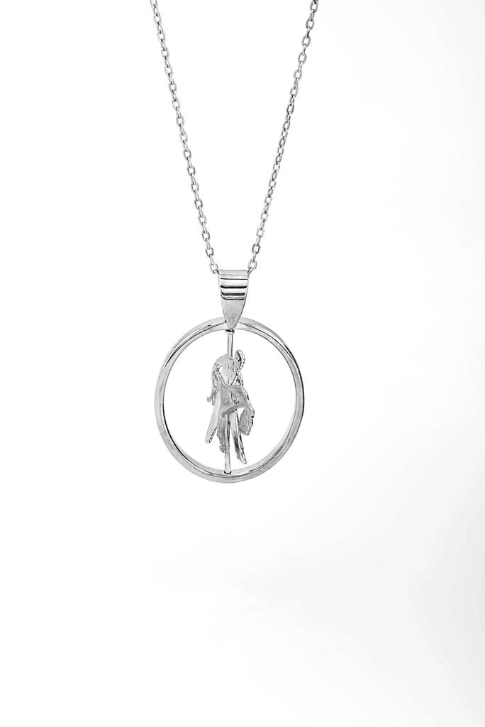 Silberry 925 Sterling Silver Salsas Pendant With Chain : PDCH139