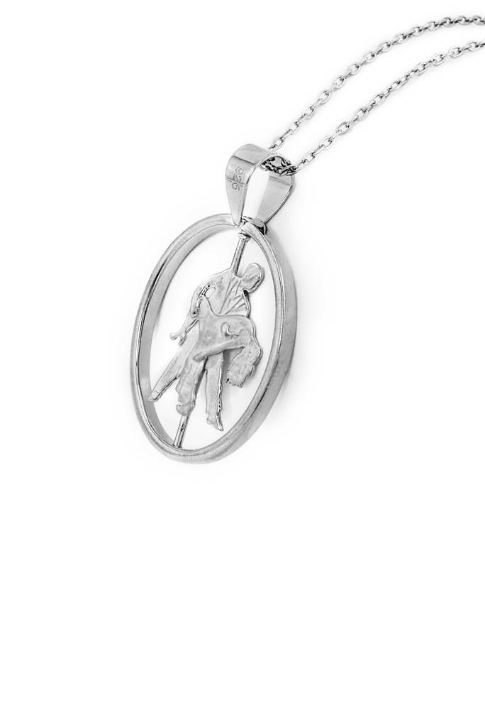 Silberry 925 Sterling Silver Salsas Pendant With Chain : PDCH139