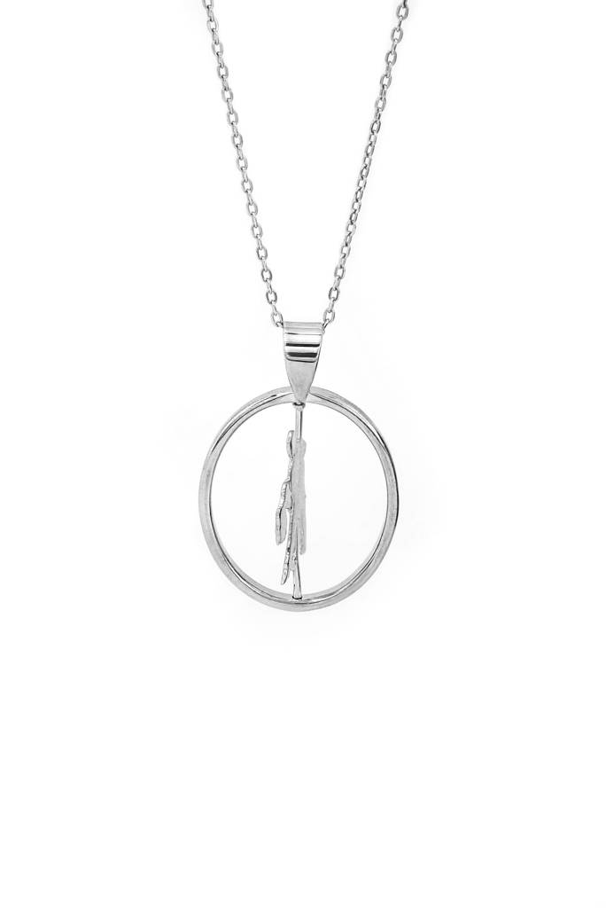 Silberry 925 Sterling Silver Salsas Pendant With Chain : PDCH139