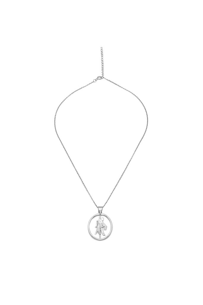 Silberry 925 Sterling Silver Salsas Pendant With Chain : PDCH139