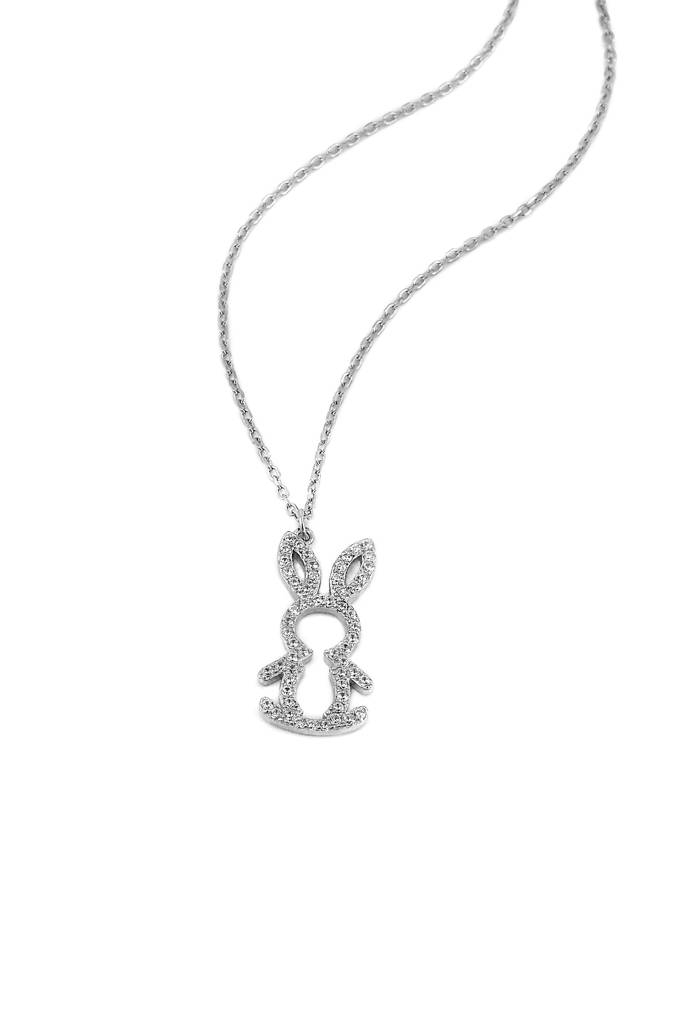 Silberry 925 Sterling Silver Honey Bunny Pendant With Chain : PDCH154