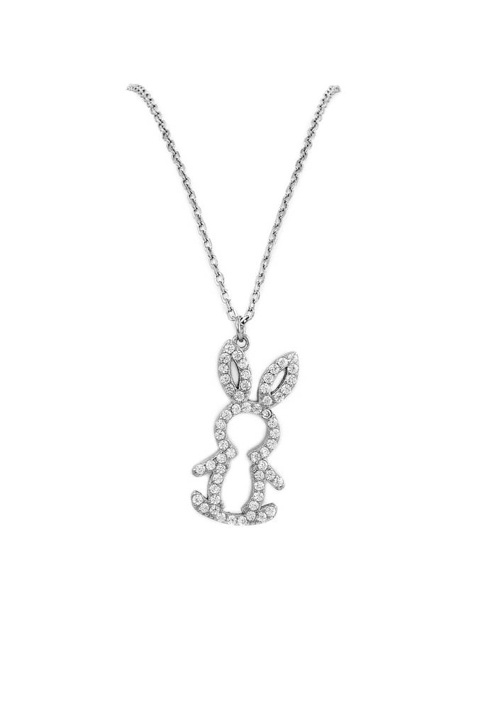 Silberry 925 Sterling Silver Honey Bunny Pendant With Chain : PDCH154