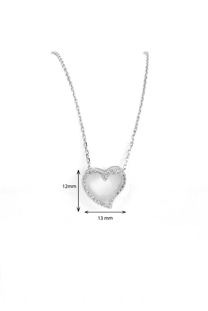 Silberry 925 Sterling Silver Amour Necklace : PDCH165