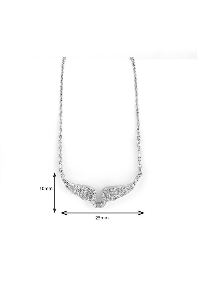 Silberry 925 Sterling Silver Fly High Necklace : PDCH199