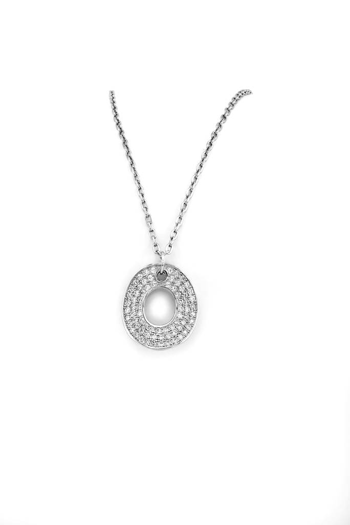 Silberry 925 Sterling Silver Shield Necklace : PDCH257