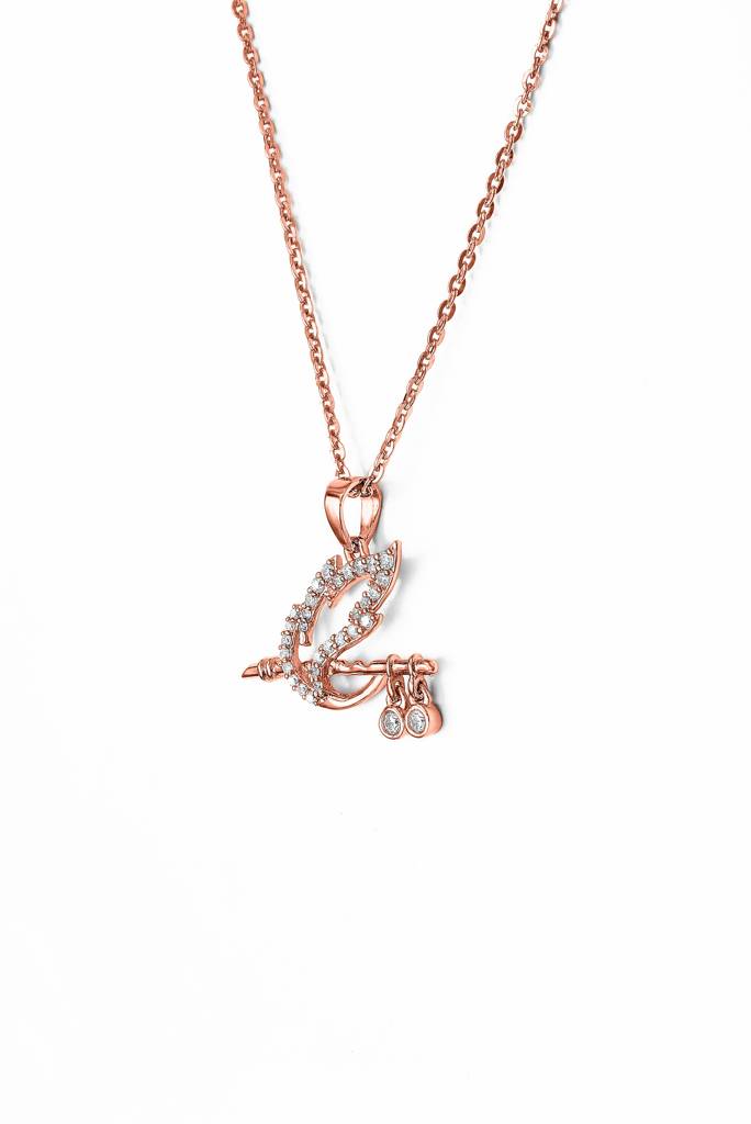 Silberry 925 Sterling Silver Shree Krishna Baasuri Pendant With Chain : PDCH26