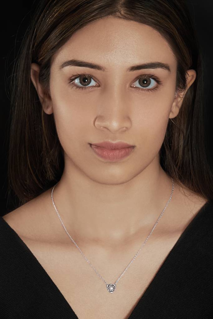 Silberry 925 Sterling Silver Rosetta Necklace : PDCH99