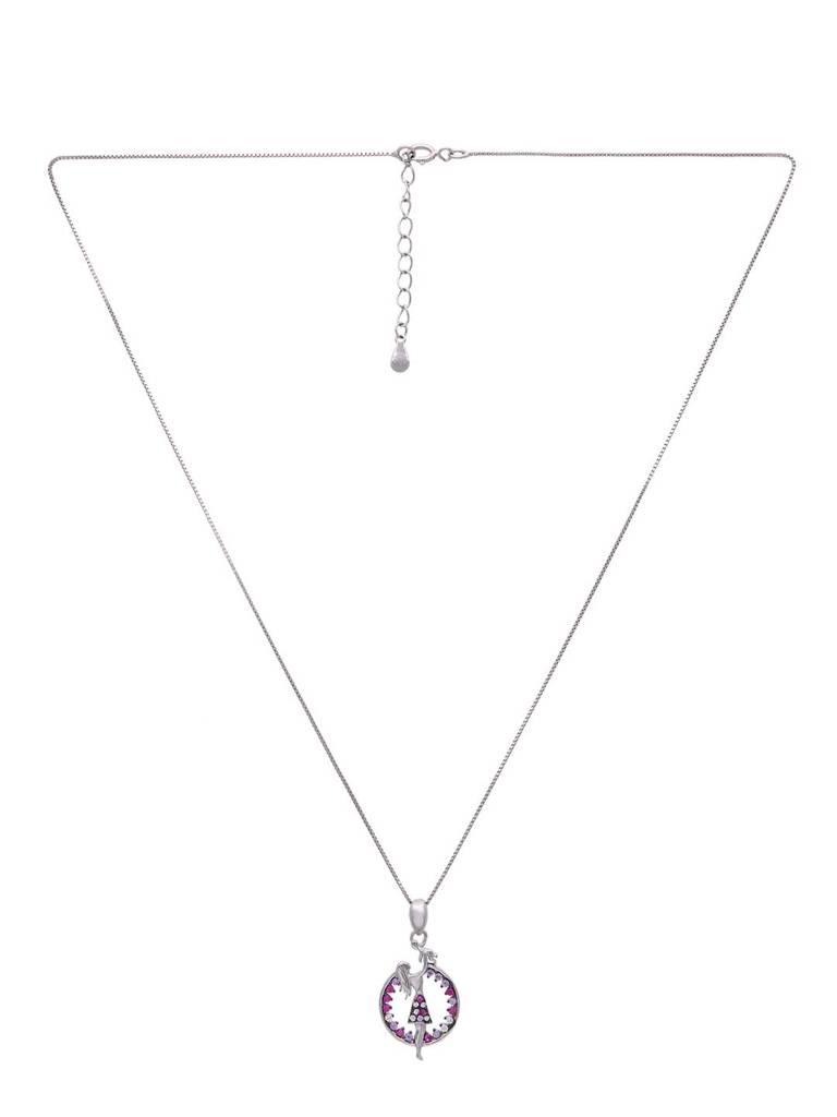 Sterling Silver Mother & Child Pendant With Chain : PDCS98-S-NA