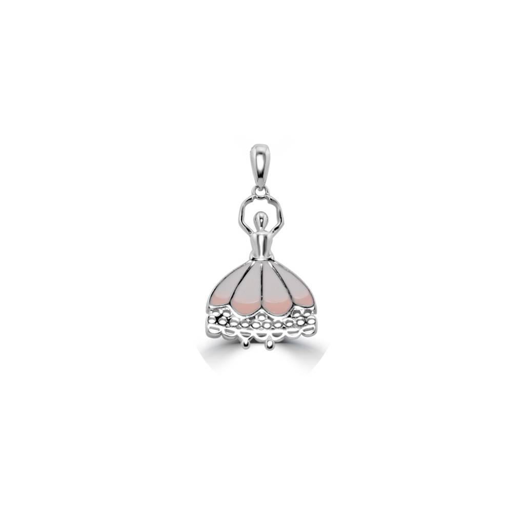 925 Pure Silver Classic Dancing Queen Pendant : PEN1005
