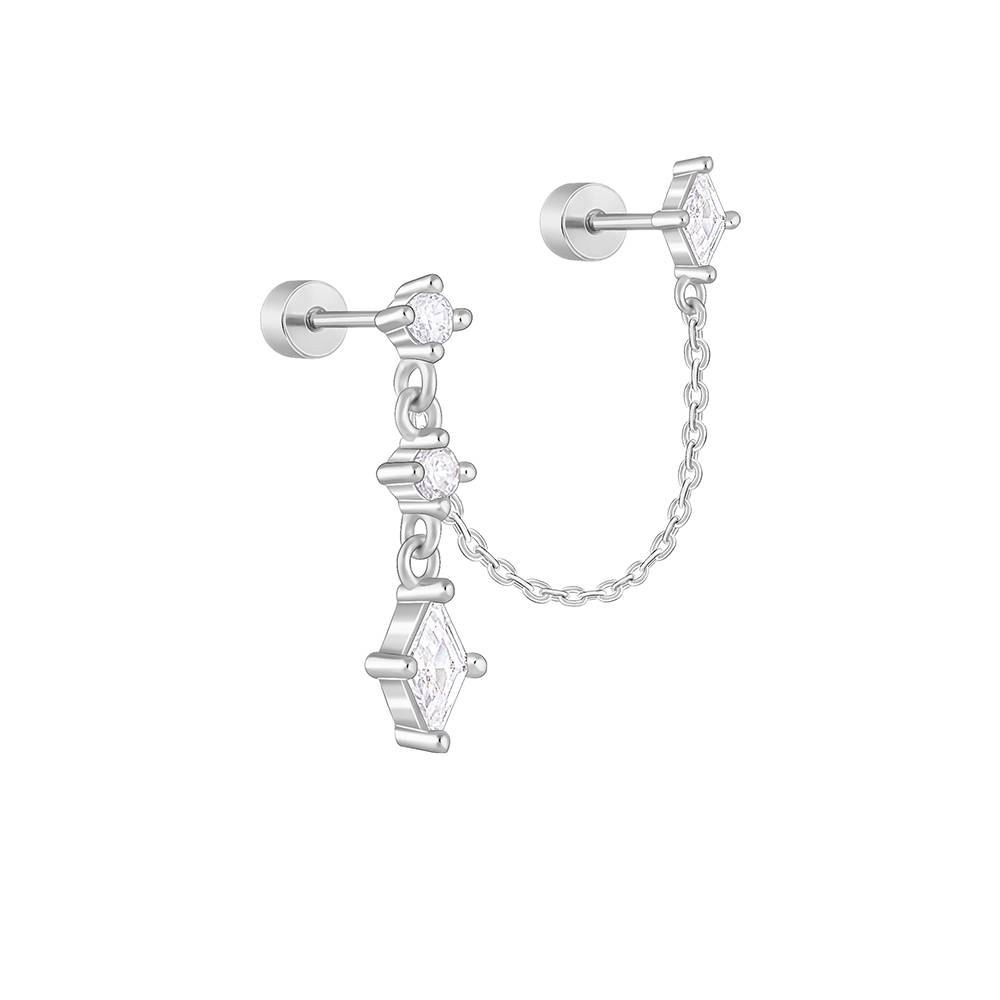 Giva 925 Silver Cascade Dangle Earrings| Drops To Gift Women & Girls | With Certificate Of Authenticity And 925 Stamp : PER060