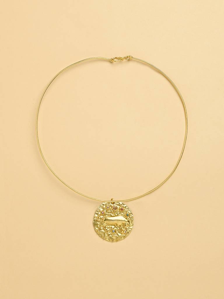 Torque Style  TAURUS Celestial Necklace
