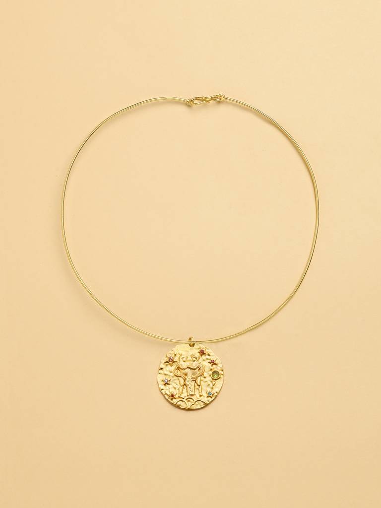Torque Style  GEMINI Celestial Necklace