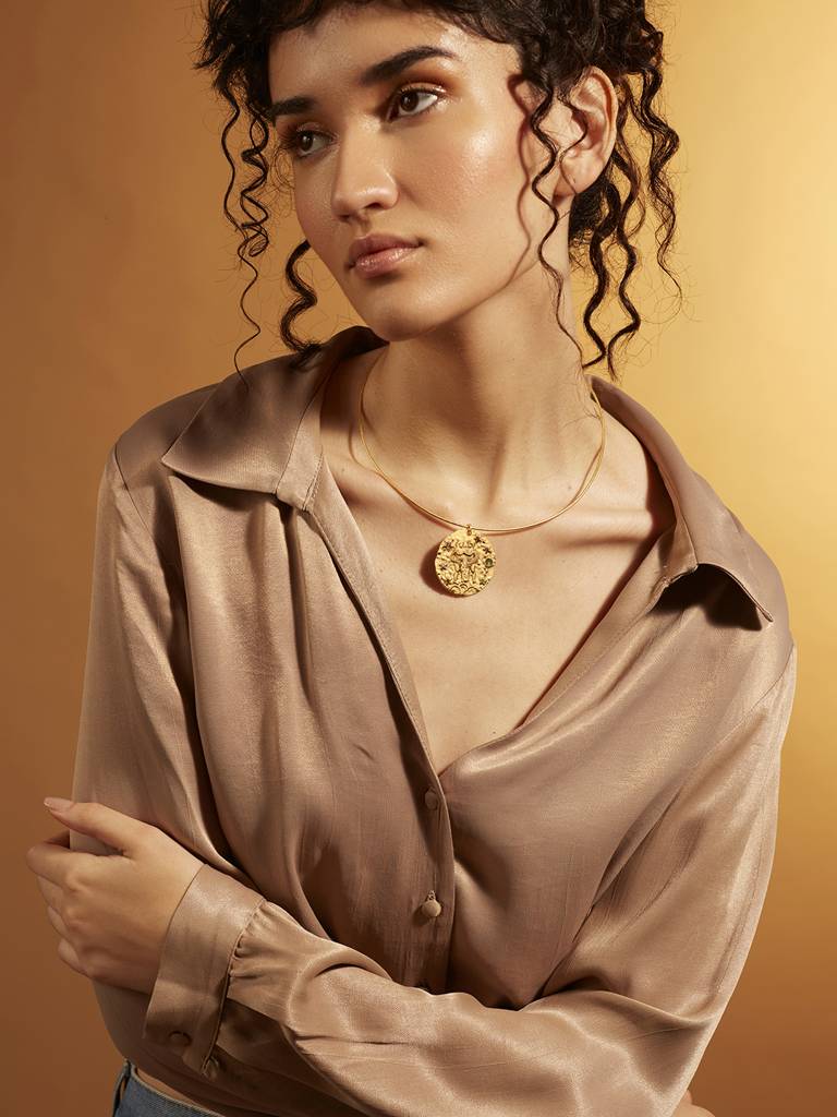 Torque Style  GEMINI Celestial Necklace