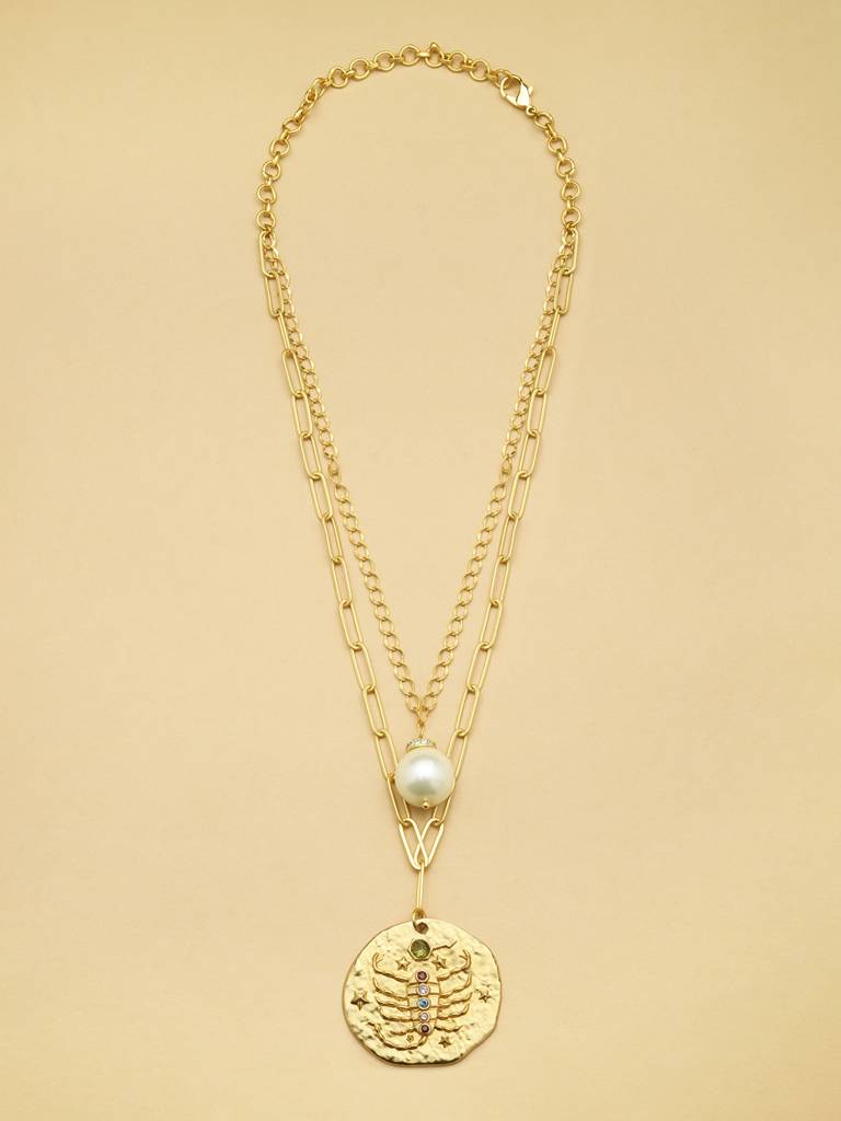Multi Layer   SCORPIO Celestial Necklace