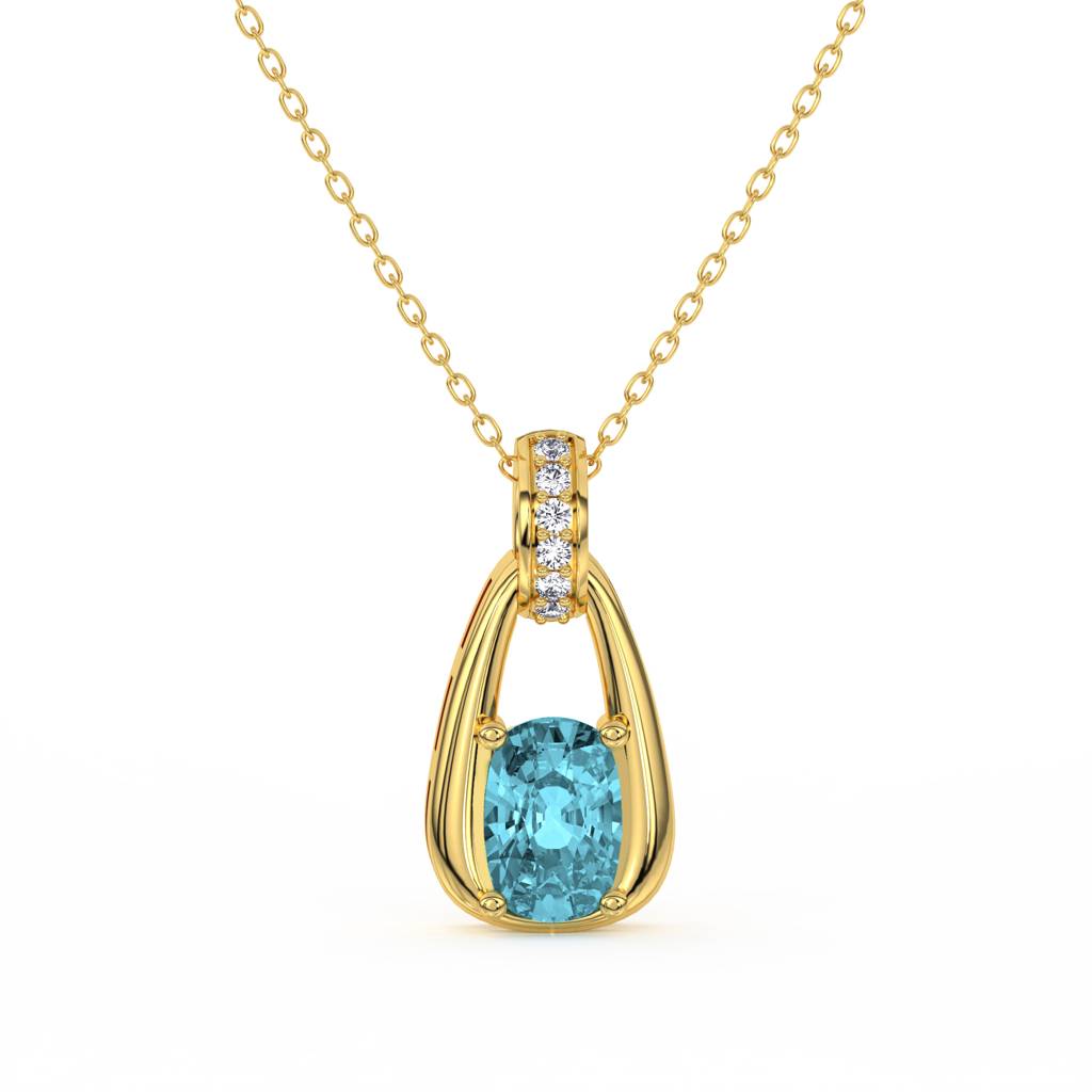 Nora Topaz Pendant : PE_529_24