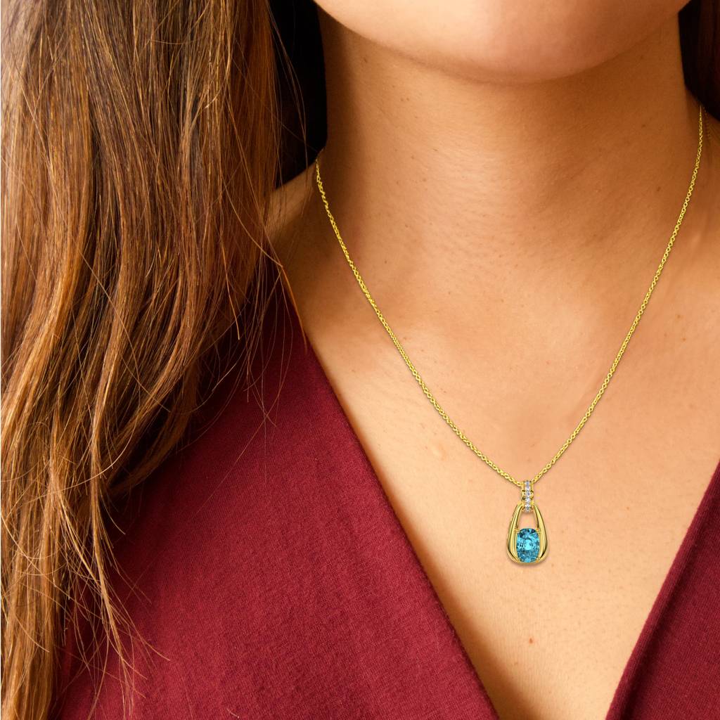 Nora Topaz Pendant : PE_529_24