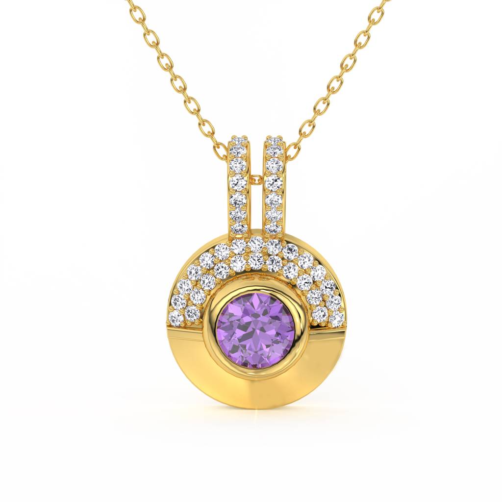 Zara Amethyst Pendant : PE_531_24