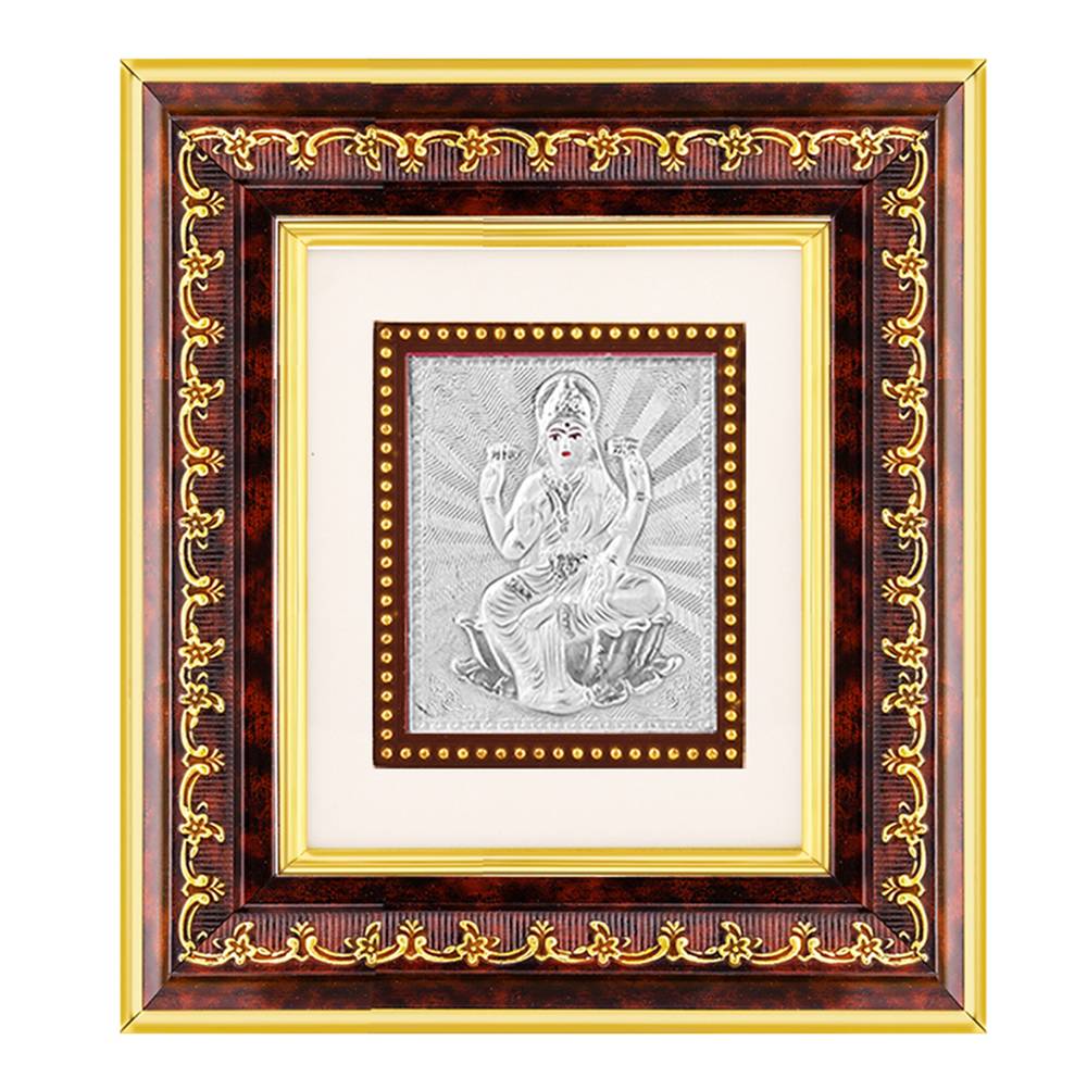 Silver Lakshmi Photo Frame| Photo Frames For Women And Girls : PF09