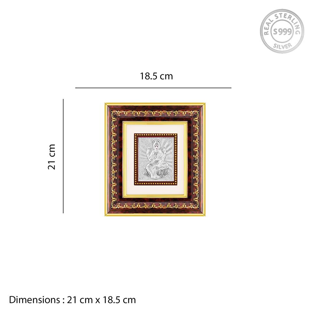 Silver Lakshmi Photo Frame| Photo Frames For Women And Girls : PF09