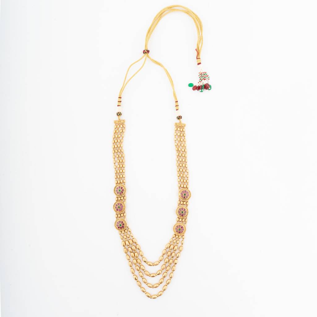 Beads Layered Long Necklace Set : VN550