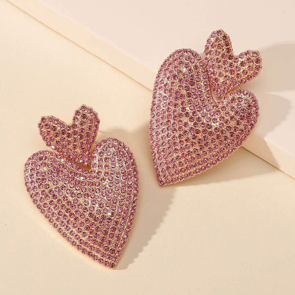 Lumina Heart Dangle Earrings : MJ10