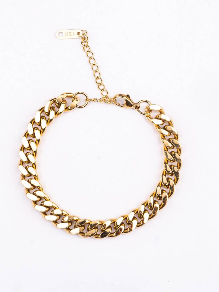 Chunky Small Stainless Steel Bracelet : PM-BRACELETS-007