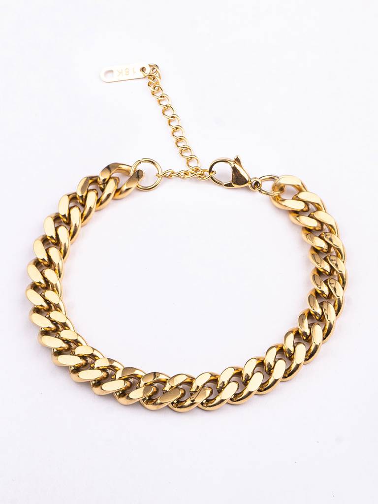 Chunky Small Stainless Steel Bracelet : PM-BRACELETS-007