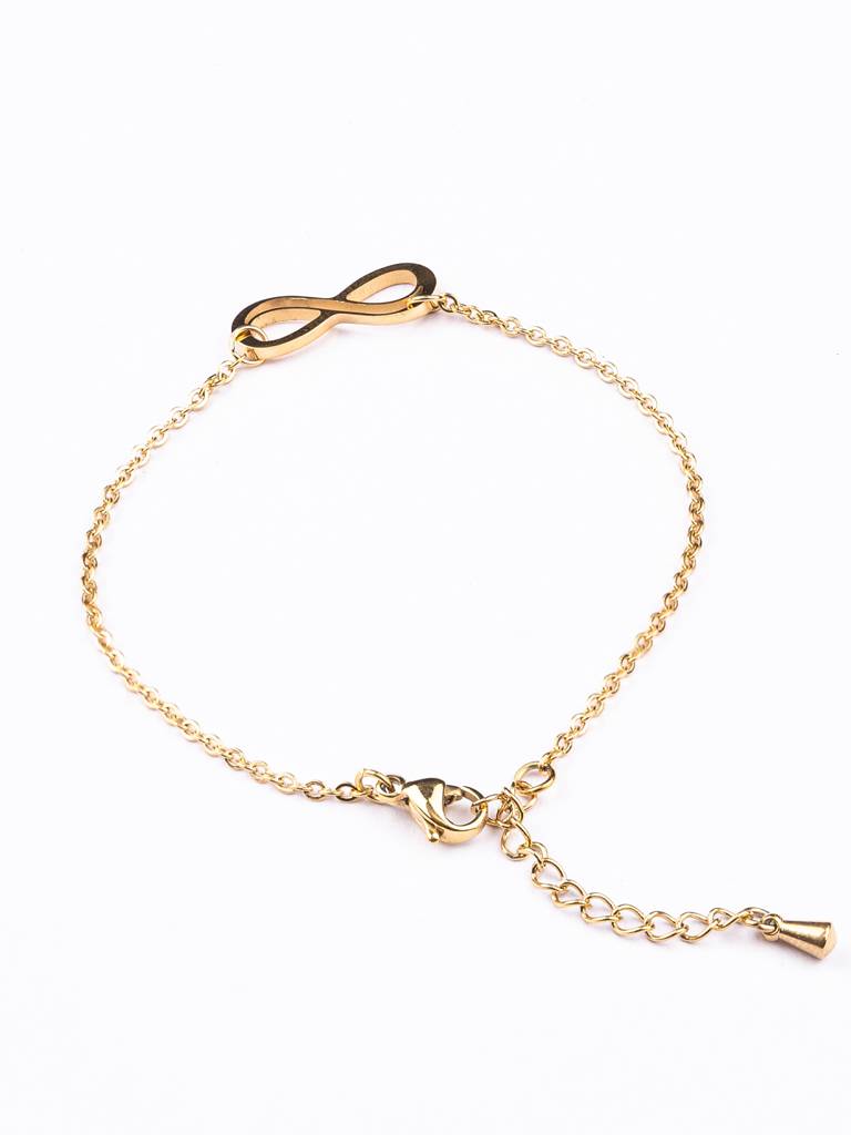 Women Gold-Toned 18K Gold-Plated Charm Bracelet : PM-BRACELETS-015