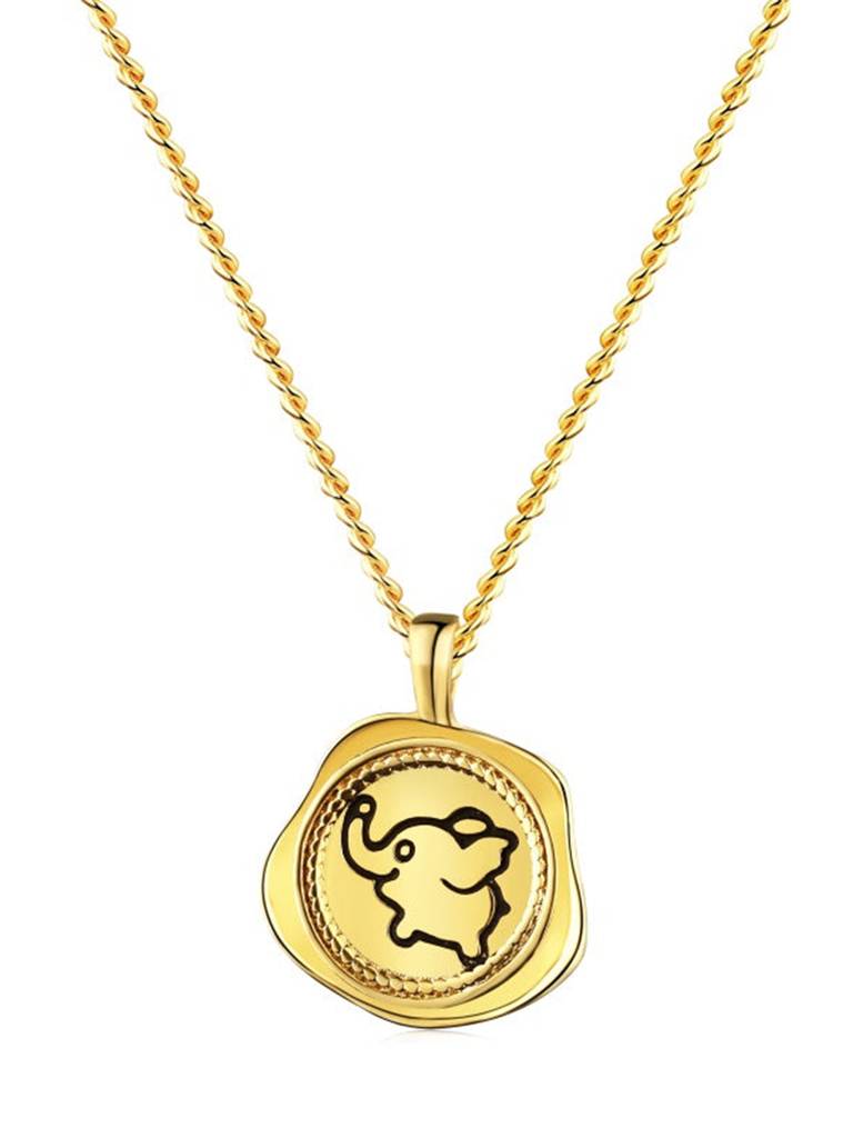 Women Silver Gold-Plated Necklace : PM-NECKLACE-060