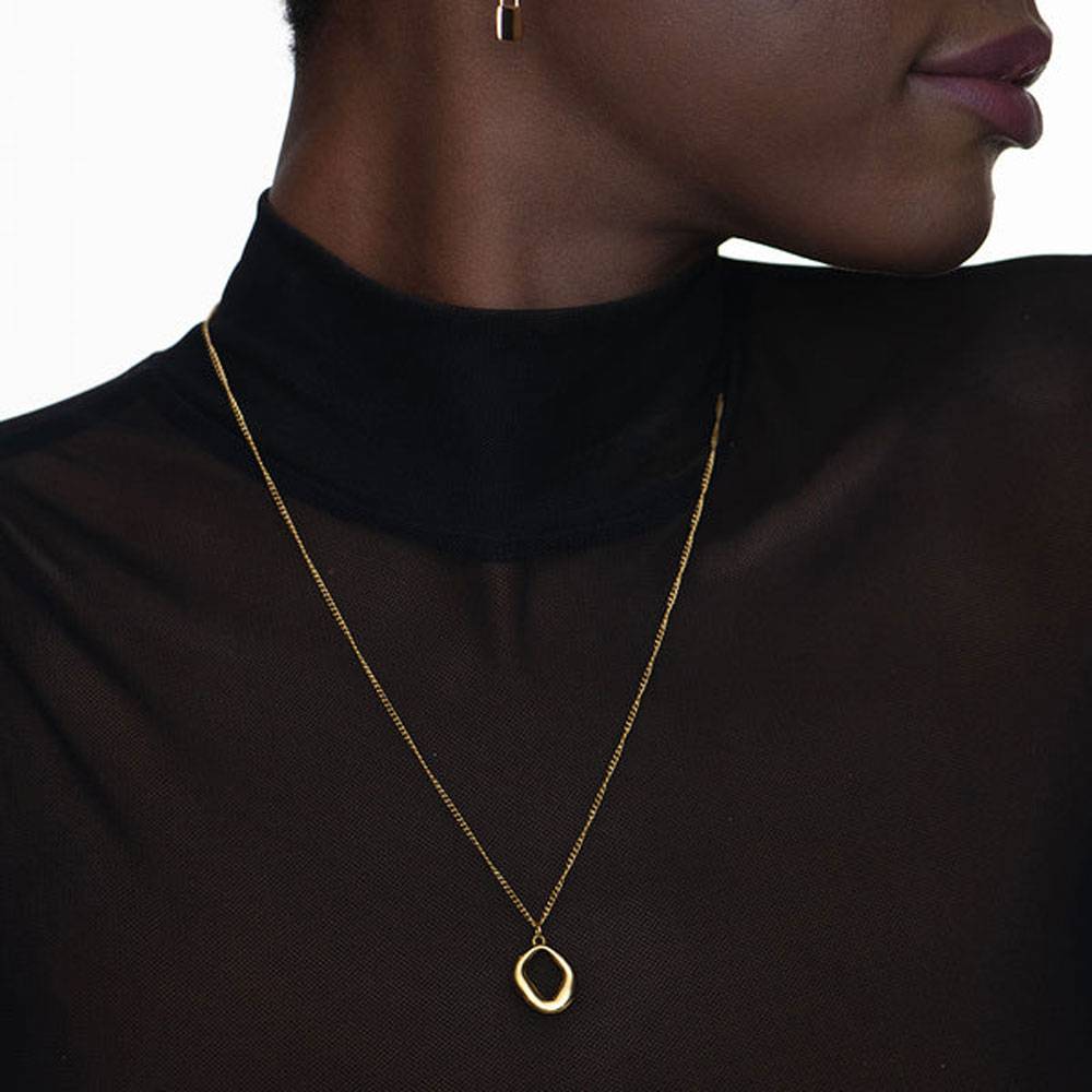Wobbly Square Necklace : PM-NECKLACE-066