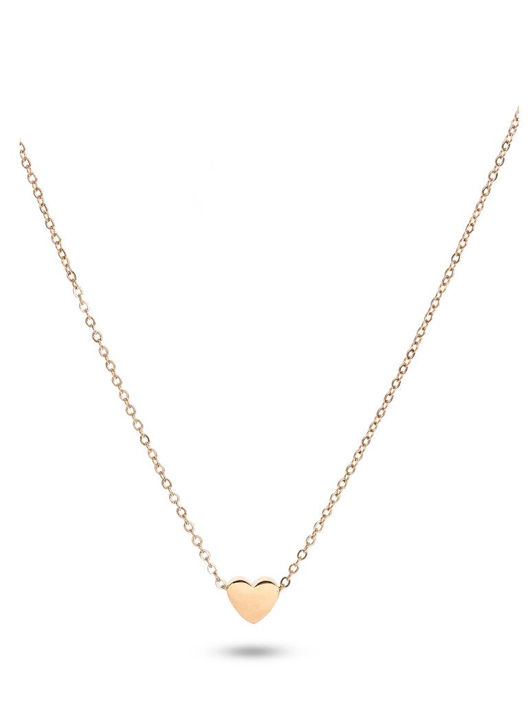 Silver 18K Rose Gold-Plated Necklace : PM-NECKLACE-075