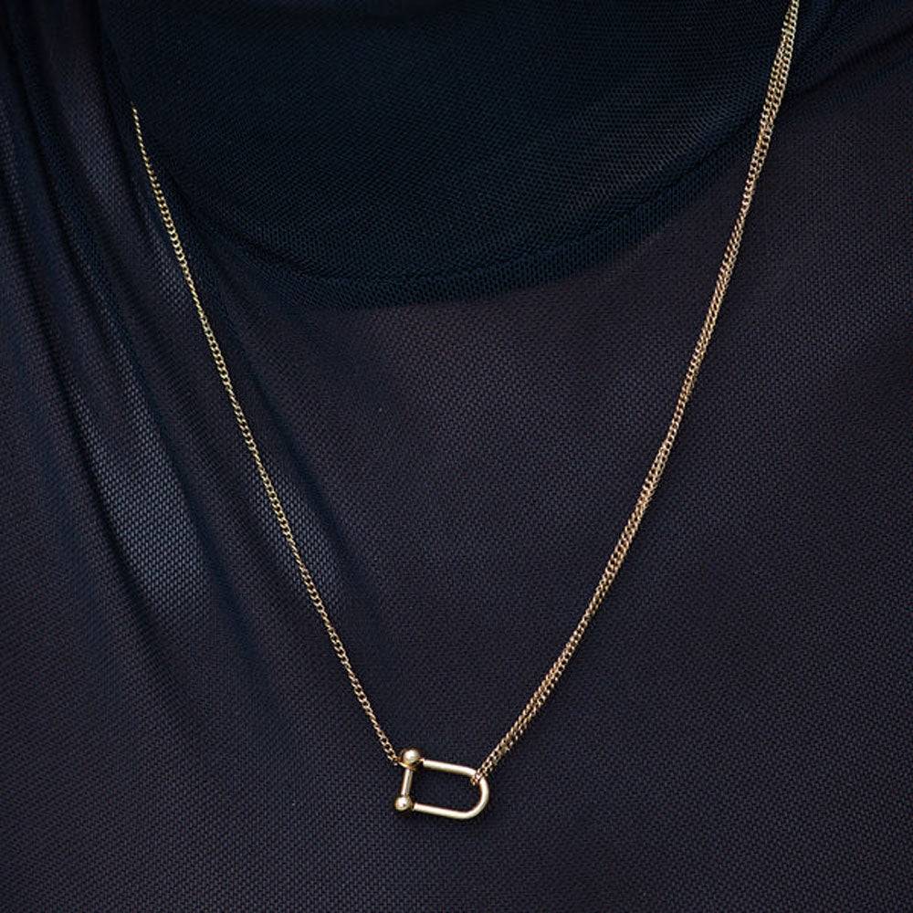 U Shape Necklace : PM-NECKLACE-090