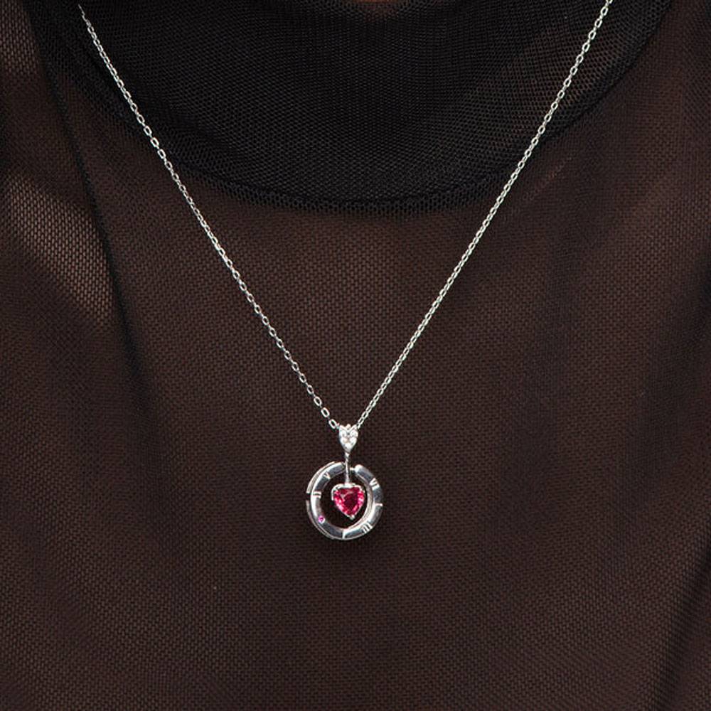 Heart Dangle Necklace : PM-NECKLACE-163