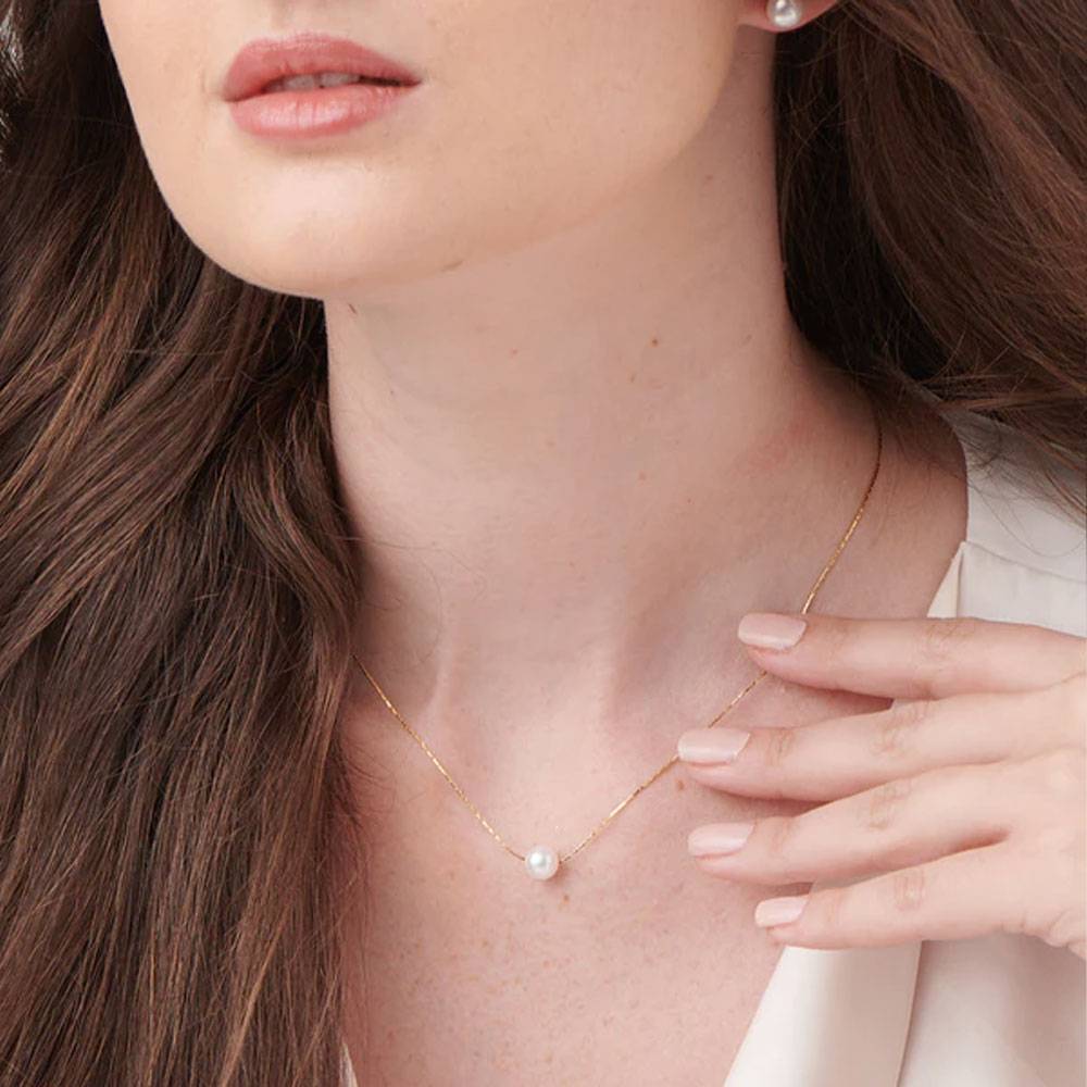 Delicate Pearl Necklace : PM-NECKLACE-168